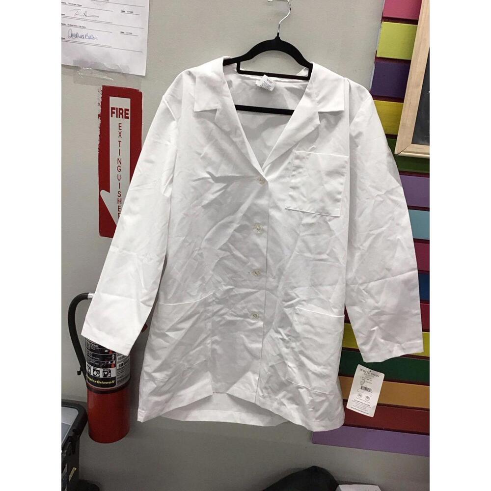 White swan meta fundamentals new lab coat medium white new JCPenney
